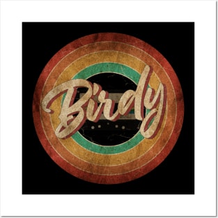 Birdy Vintage Circle Art Posters and Art